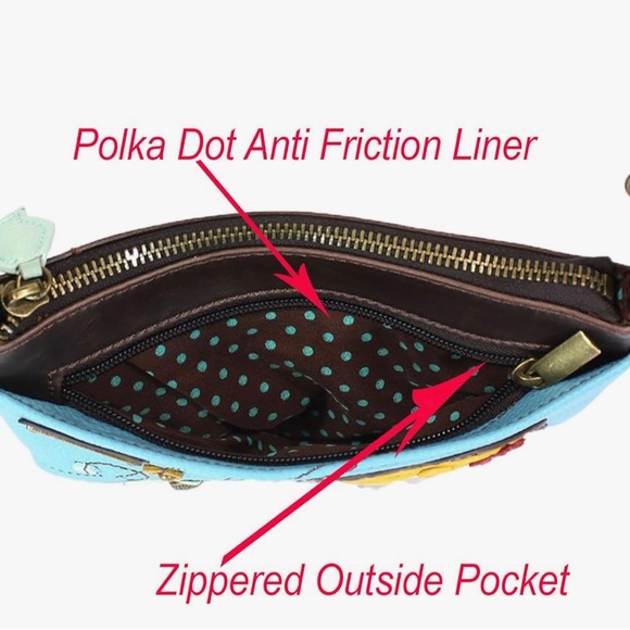 🤎🎼🎵🎤Sale”New & Gorgeous Faux Learher bag by Chaka.. This bag is convertible! - Picture 4 of 8